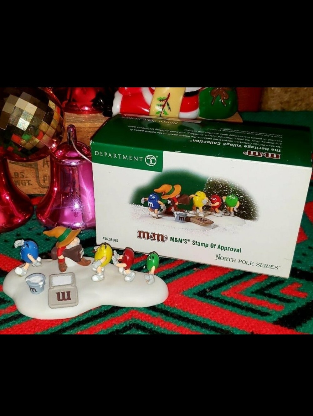 Department 56 "M&M's Stamp Of Approval"North Pole Series